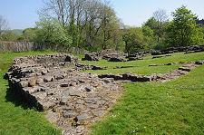 The Milecastle from the SW Corner