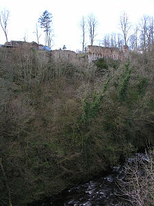 Cadzow Castle and the Avon Water