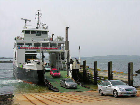 Loch Portain Unloading at Leverburgh