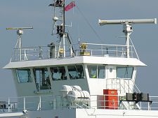 The Bridge of the MV Loch Portain