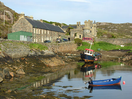 Amhuinnsuidhe from the West in Evening Light