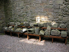 Display of Carved Stones