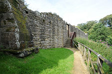 Exterior of the East Wall