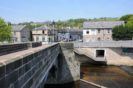 Haydon Bridge Seen from the Old Bridge Over the River South Tyne
