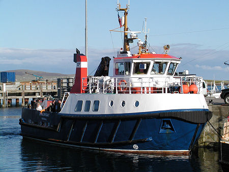 Unloading at Stromness Pier