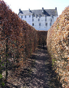 Traquair House Seen from the Maze