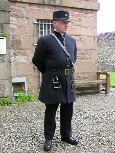 Prison Warder in Character