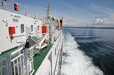 MV Finlaggan from the Bridge Wing