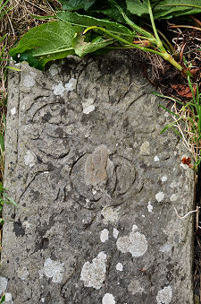 Graveslab with Floral Design