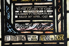 Detail of Commemorative Window