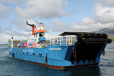 Arriving at Port Askaig