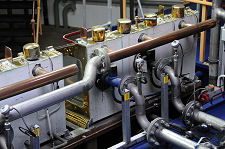 Plumbing at the Rear of Spirit Safe