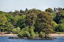 Remains of Crannog in Loch Tay