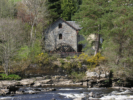 Breadalbane Folklore Centre Seen Across the Falls of Dochart