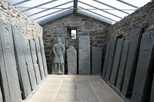 Stones Lined Up Against the Walls