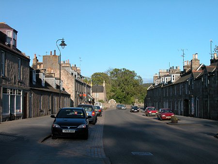 Kincardine O'Neil in Evening Sunlight