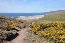 The Final Descent to Sandwood Bay