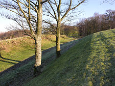Antonine Wall Ditch, Looking East