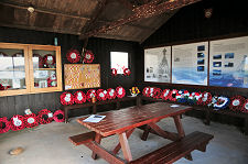 Inside the Display Hut
