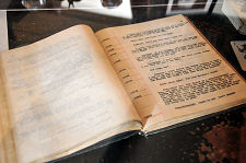 Script of Peter Pan on the Desk