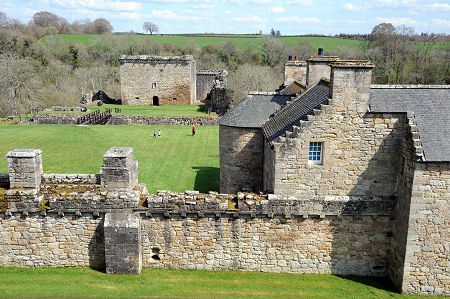 Craignethan Castle from the West