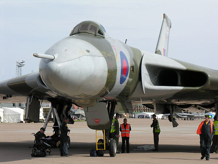 Vulcan XH558 at Leuchars