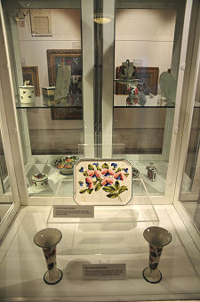 Display of Wemyss Ware
