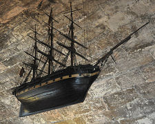 Ship Hanging in Ship Room