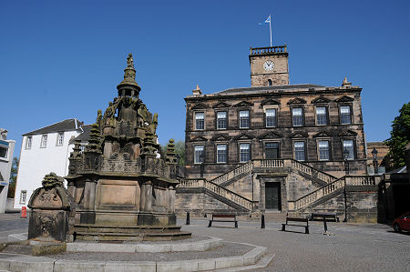 Burgh Halls and Cross Well