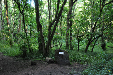 Stone and Plaque Marking Site of Incident