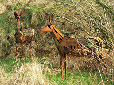Deer Sculptures