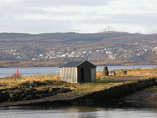 Ferry Pier, with Tobermory in the Background