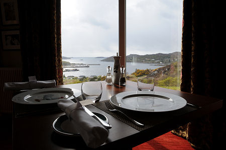 The Magnificent View from Chez Roux Restaurant