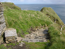 Top of the Steps in Good Weather