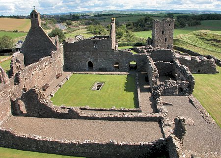 Crossraguel Abbey from the Gatehouse