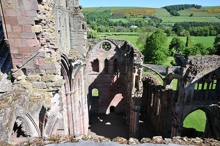 A View of the Interior from the Top of the South Transept