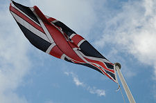 Union Jack Flying from the Castle