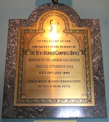 Rev Donald Campbell Bryce