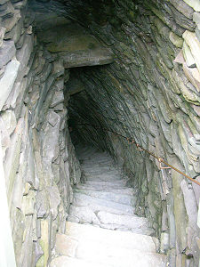 Stairs Down from the Parapet