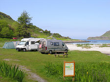 Informal Camping at Calgary Bay