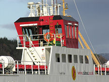 The Bridge of the MV Loch Fyne