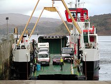 Unloading at Lochaline