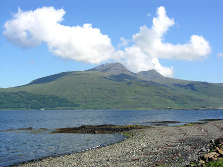 Ben More Seen from Pennyghael Across Loch Scridain