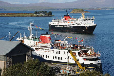MV Isle of Mull Approaching Oban, Beyond The Hebridean Princess