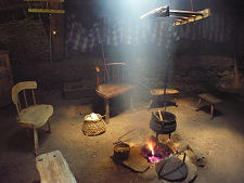 Peat Fire in a Township House