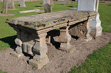 Grave of John Blackadder, who died "on the Bass" in 1686