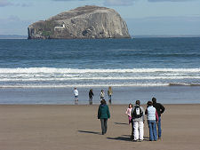 Beach and Bass Rock