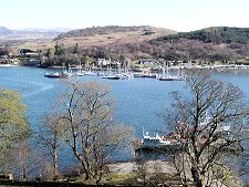 View of Dunbeg over Harbour