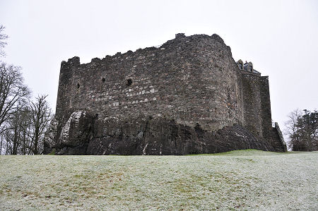 Dunstaffnage Castle in Winter