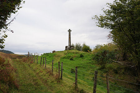 Lerags Cross Seen from the Roadside Below